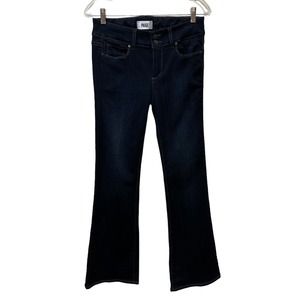 Y2K Paige Dark Wash Hidden Hills Boot Leg Stretch‎ Denim Jeans 28 x 30
